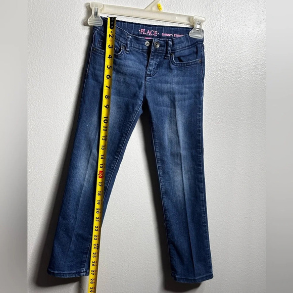 Children’s Place Kids Girls Blue Denim Skinny Jeans Size 6. - Picture 6 of 9